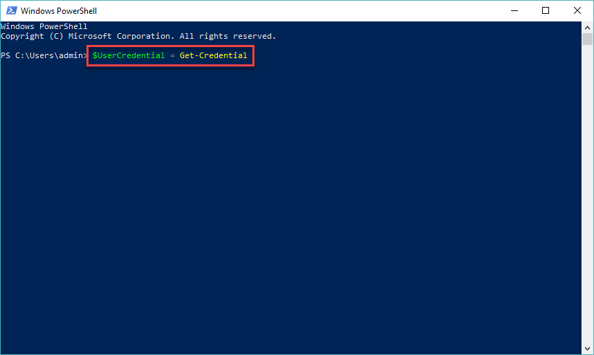 Run Powershell cmd