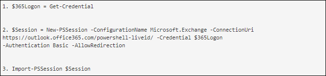 connect with Office 365 PowerShell