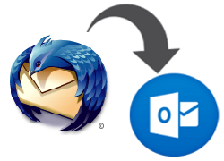 thunderbird export to pst