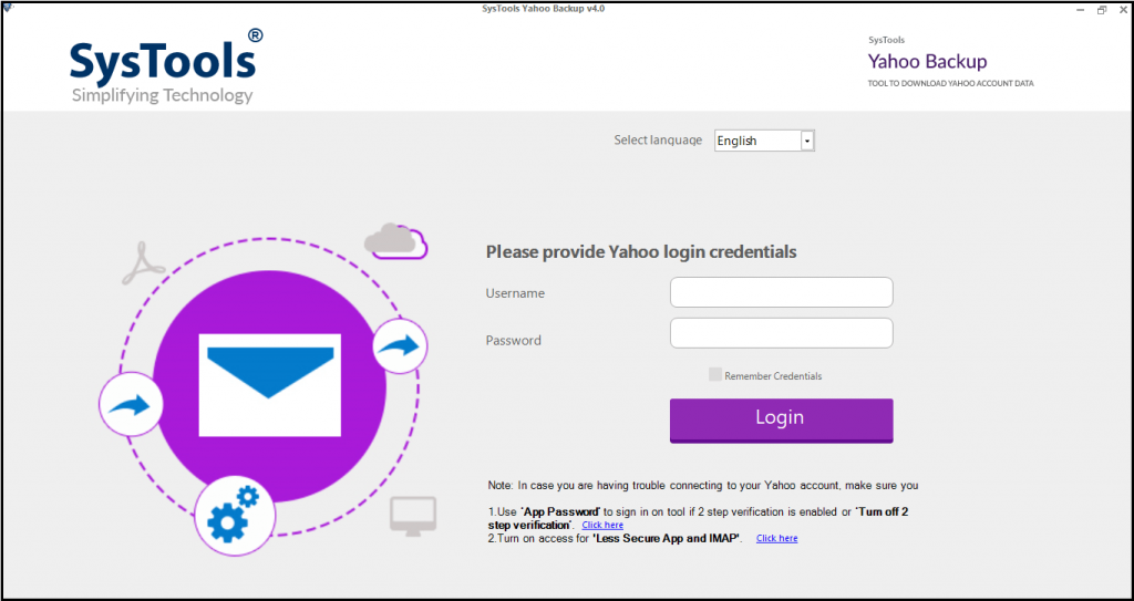 install yahoo backup tool