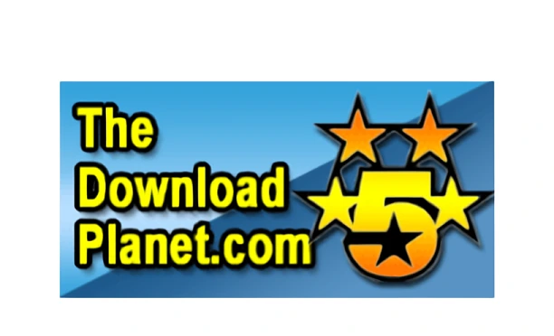 The Download Planet award badge for PCVITA software