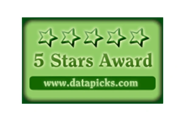 DataPicks award badge for PCVITA software