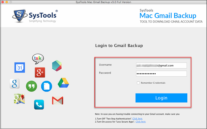 login to mail gmail backup