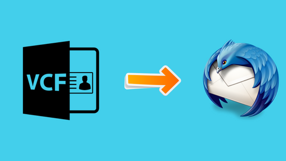 import vcf contacts to thunderbird