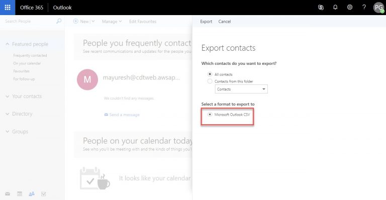 download office 365 contacts to my android phone contacts