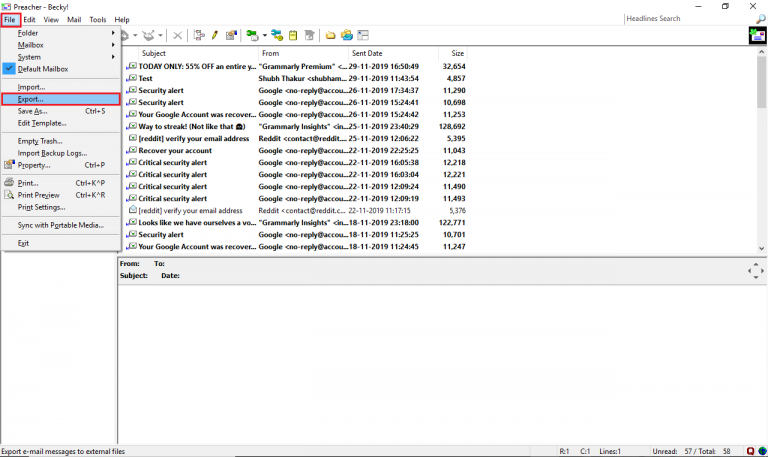 Becky! Internet Mail 2.81.05 download the last version for ios
