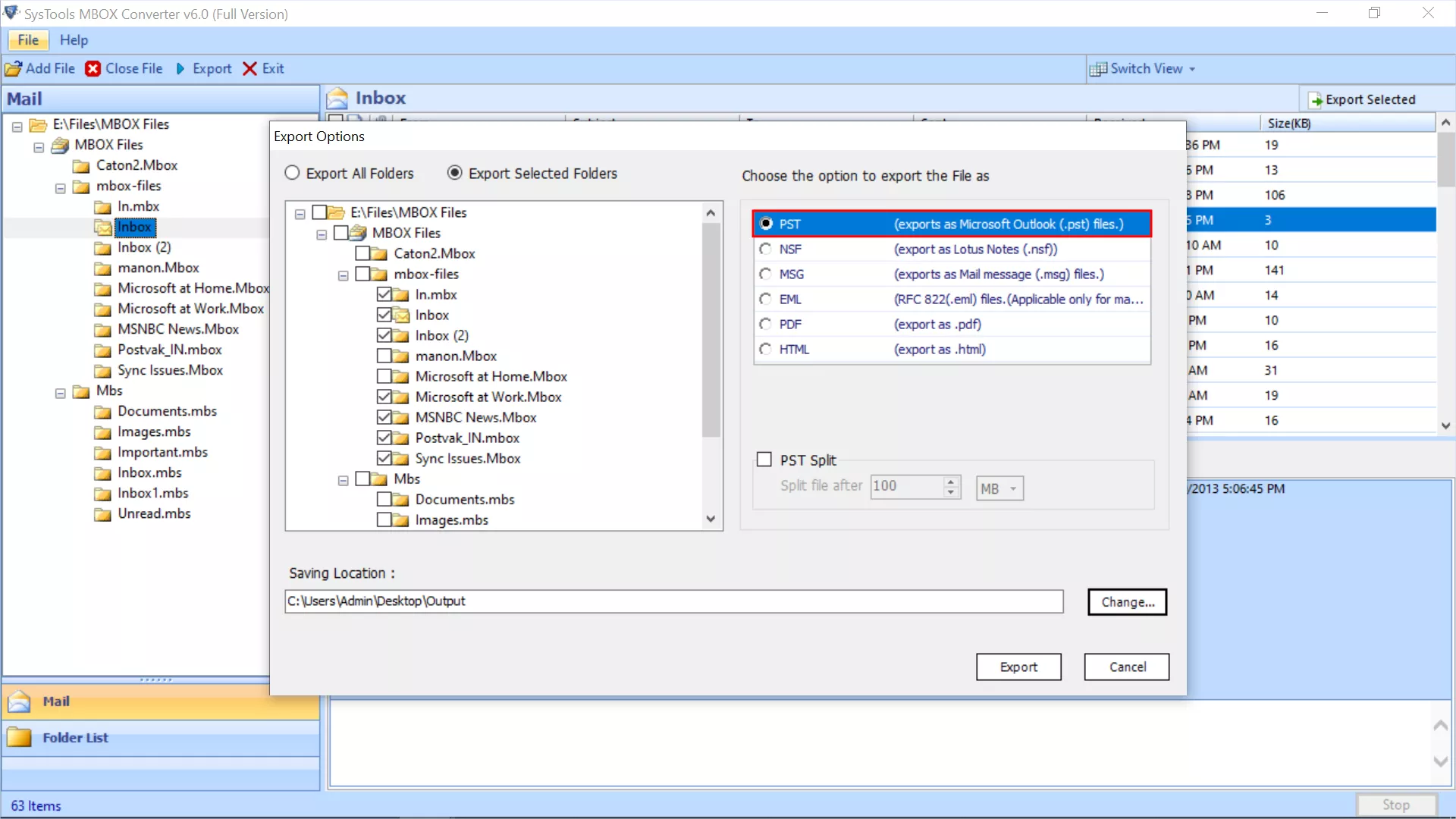 Import MBOX to Outlook