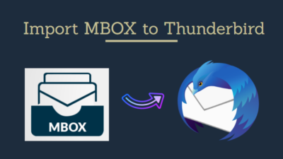 import mbox to thunderbird