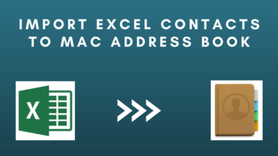 import excel contacts to mac address book