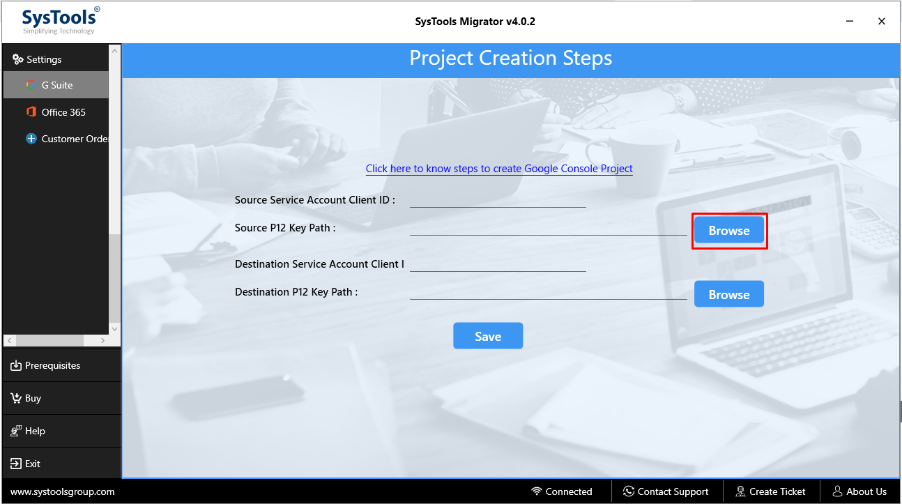  Migration Tool Setup