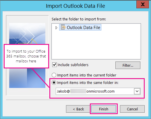 importer un fichier ost dans outlook